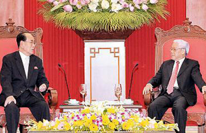 ປະທານຄະນະປະຈຳສະພາ ແຫ່ງຊາດ ສປປເກົາຫຼີ ສິ້ນສຸດການຢ້ຽມຢາມ ຫວຽດນາມ